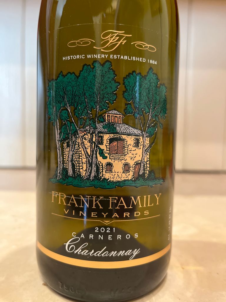 2021 Frank Family Vineyards Chardonnay Carneros - CellarTracker