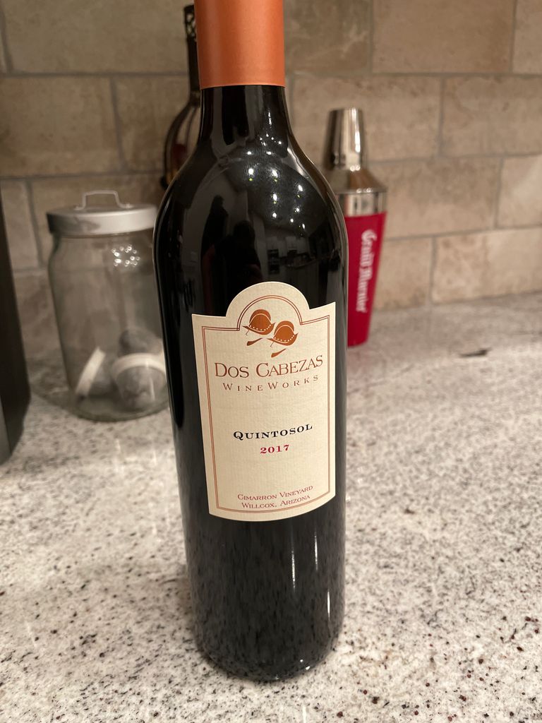 2019 Dos Cabezas Wine Works Quintosol, USA, Arizona, Cochise County