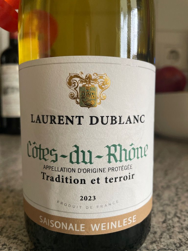 2024 Laurent Dublanc Côtes du Rhône Tradition et Terroir