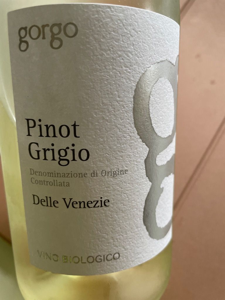 2022 Azienda Agricola Gorgo Pinot Grigio Delle Venezie, Italy, Delle ...