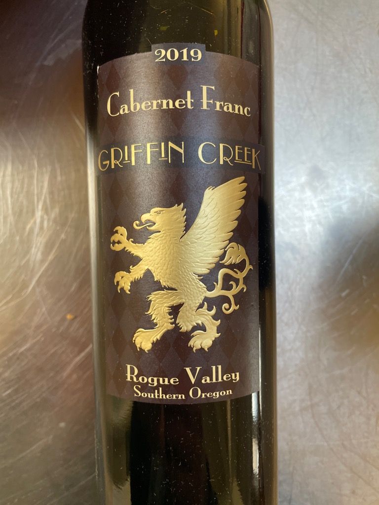 2019 Griffin Creek Franc, USA, Oregon, Southern Oregon, Rogue Valley CellarTracker