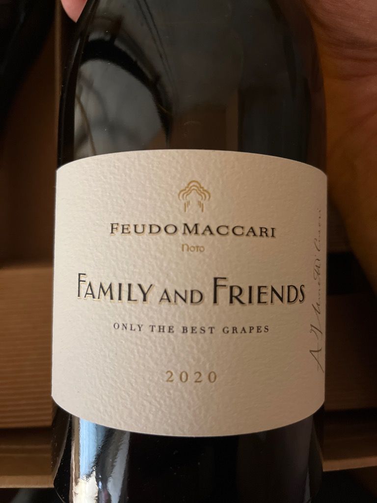 2021 Feudo Maccari Grillo Sicilia Family and Friends Riserva, Italy ...