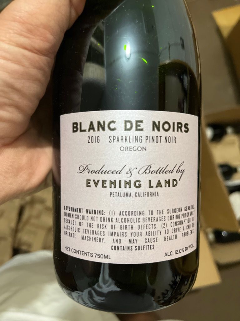 2016 Evening Land Vineyards Pinot Noir Blanc de Noirs Seven