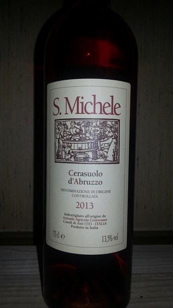 2013 San Michele Arcangelo Cerasuolo d Abruzzo CellarTracker