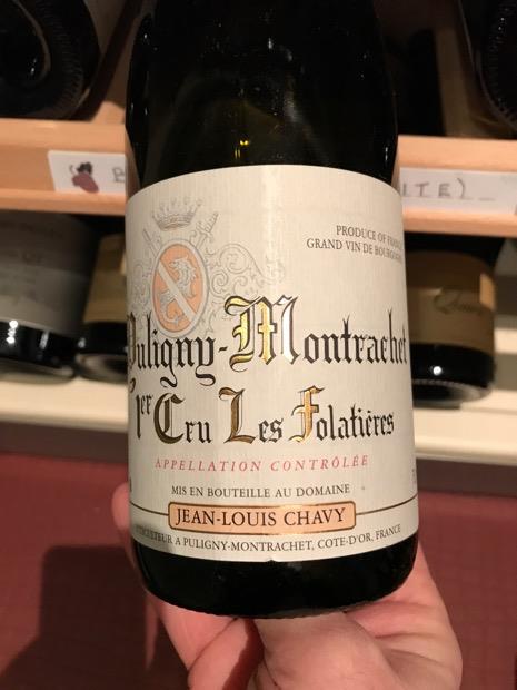 2011 Jean-Louis Chavy Puligny-Montrachet 1er Cru Les Folatières