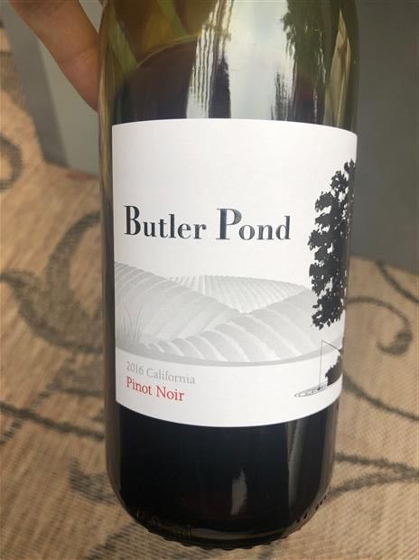 2016 Butler Pond Pinot Noir, USA, California - CellarTracker
