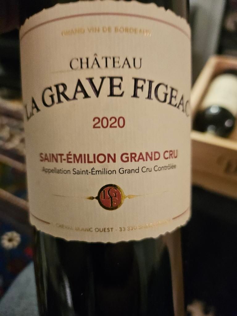 2020 Château La Grave Figeac - CellarTracker
