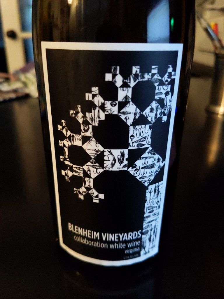 NV Blenheim Vineyards Collaboration White Wine blenheim farm, USA