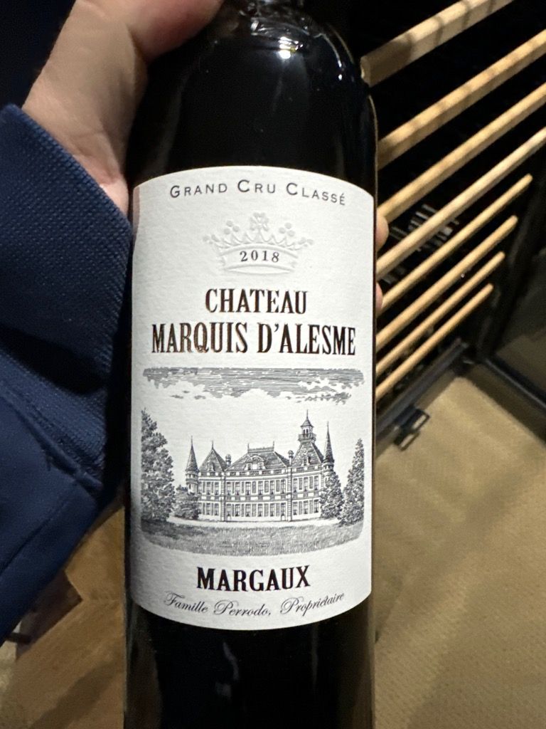 2018 Château Marquis d'Alesme - CellarTracker