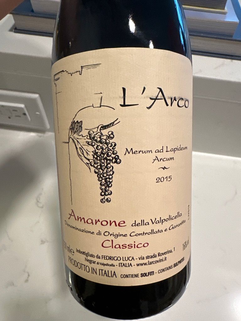 2015 L'Arco Amarone della Valpolicella Classico - CellarTracker