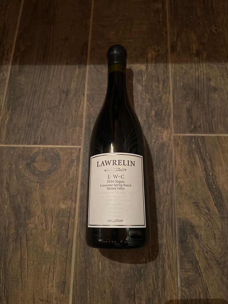 2017 Lawrelin Winery Segue Lonesome Spring Ranch, USA, Washington ...
