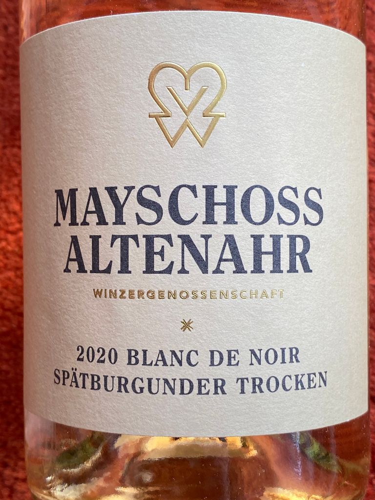 2020 Winzergenossenschaft Mayschoss Altenahr Sp tburgunder Blanc