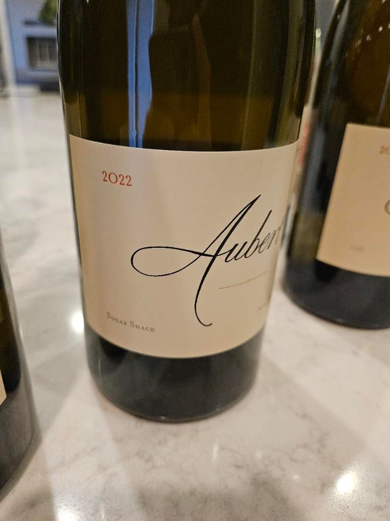 Community Tasting Note - 2022 Aubert Chardonnay Sugar Shack - CellarTracker