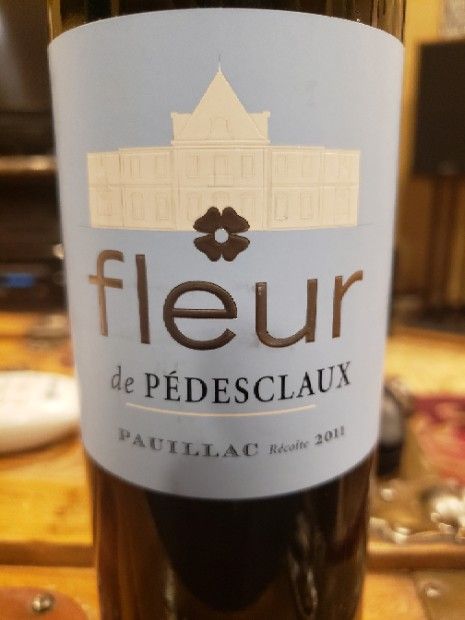 2018 Château Pedesclaux Fleur de Pedesclaux - CellarTracker
