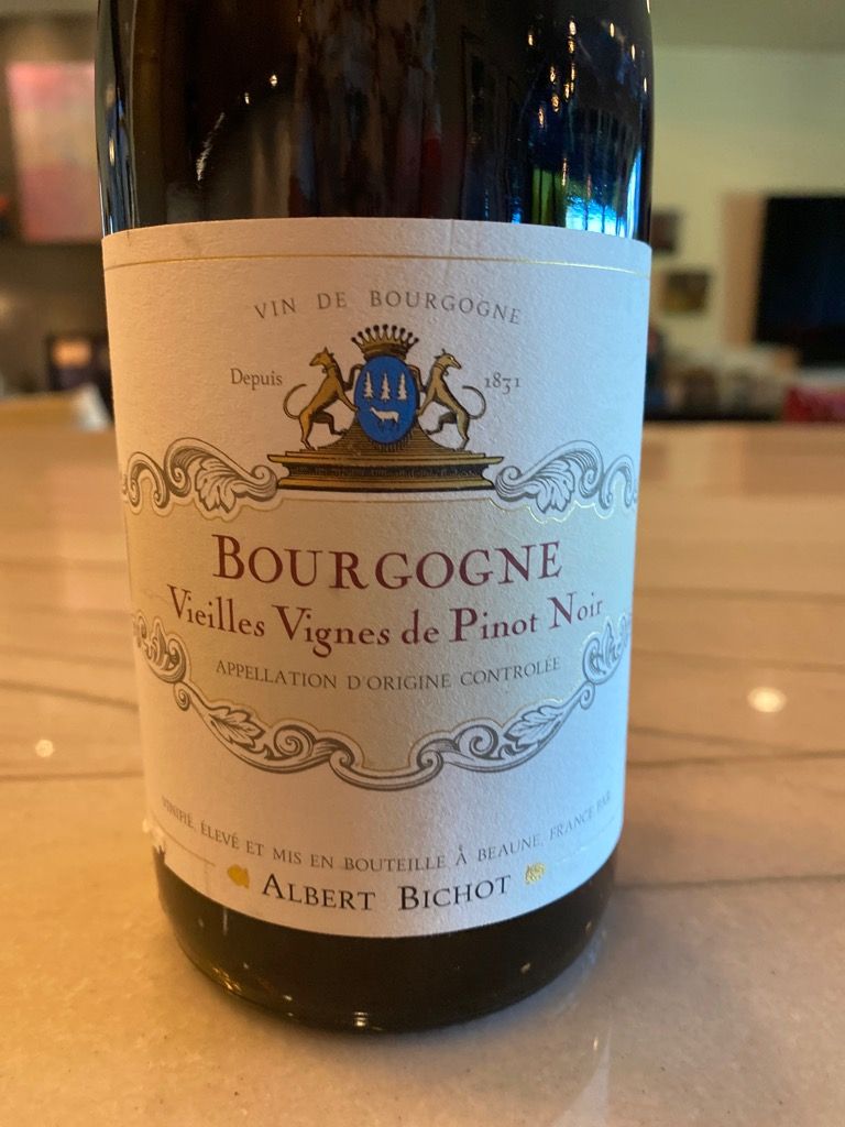 2016 Maison Albert Bichot Bourgogne Vieilles Vignes De Pinot Noir ...