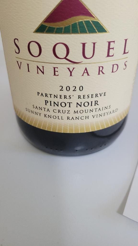 2020 Soquel Vineyards Pinot Noir Partners' Reserve Estate, USA