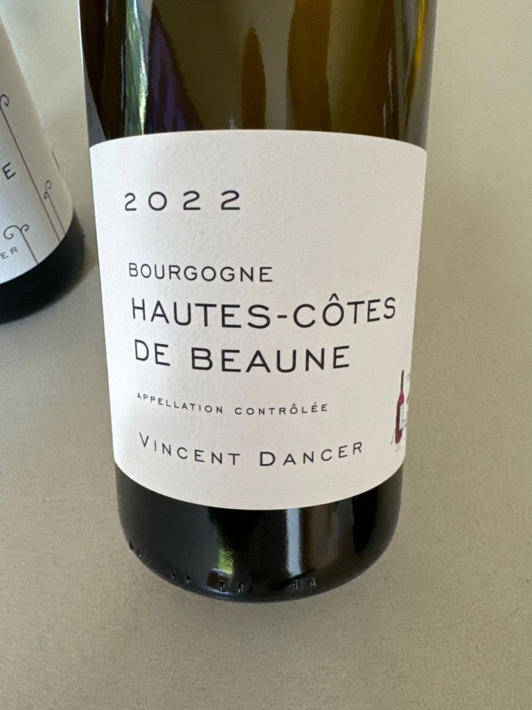 2022 Vincent Dancer Bourgogne Hautes-Côtes de Beaune Blanc