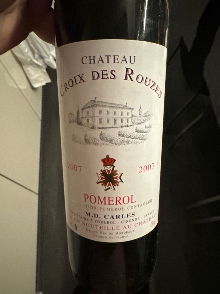 1996 M.D. Carles Château Croix Des Rouzes - CellarTracker