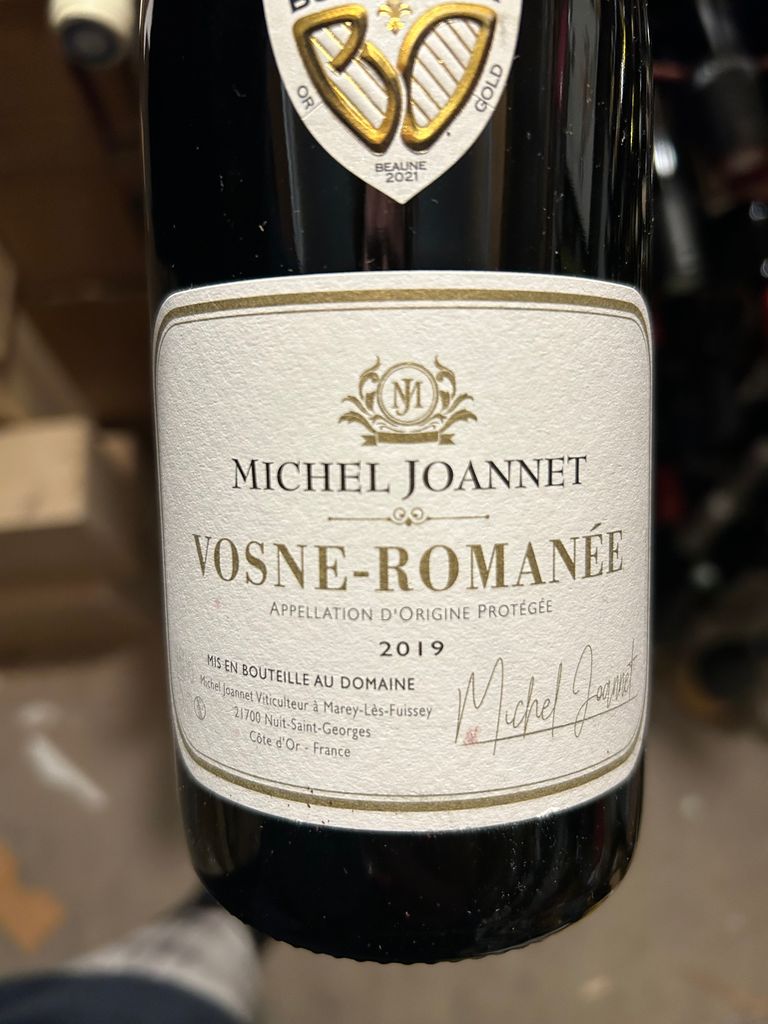 Domaine Joannet Vosne Romanee 2009 2020 Domaine Joannet Vosne