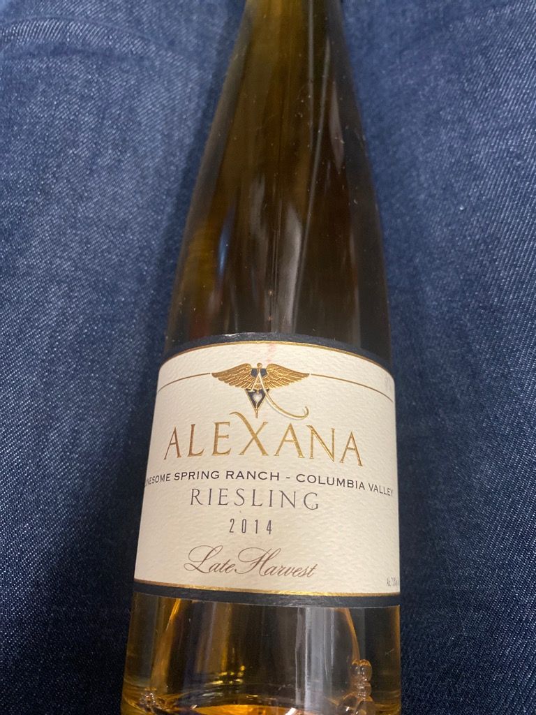 2014 Alexana Late Harvest Riesling Lonesome Spring Ranch, USA, Oregon ...