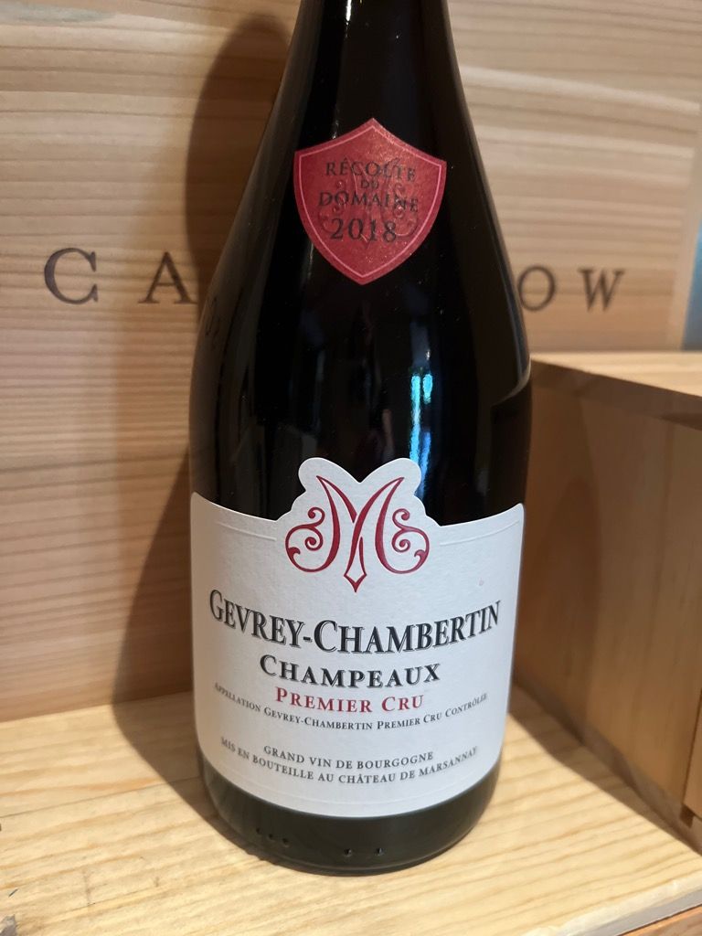 2018 Domaine du Château de Marsannay Gevrey-Chambertin 1er Cru