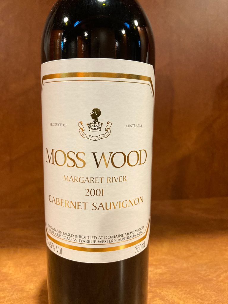 2001 Moss Wood Cabernet Sauvignon - CellarTracker