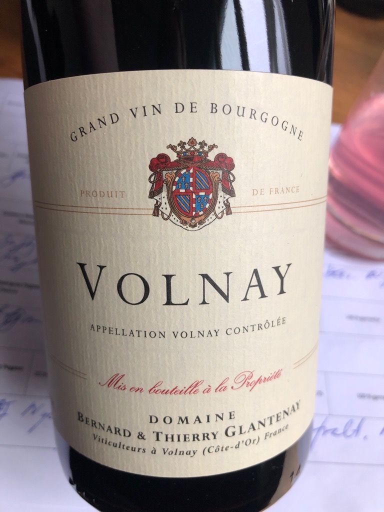 2020 Domaine Bernard & Thierry Glantenay Volnay, France, Burgundy, Côte ...