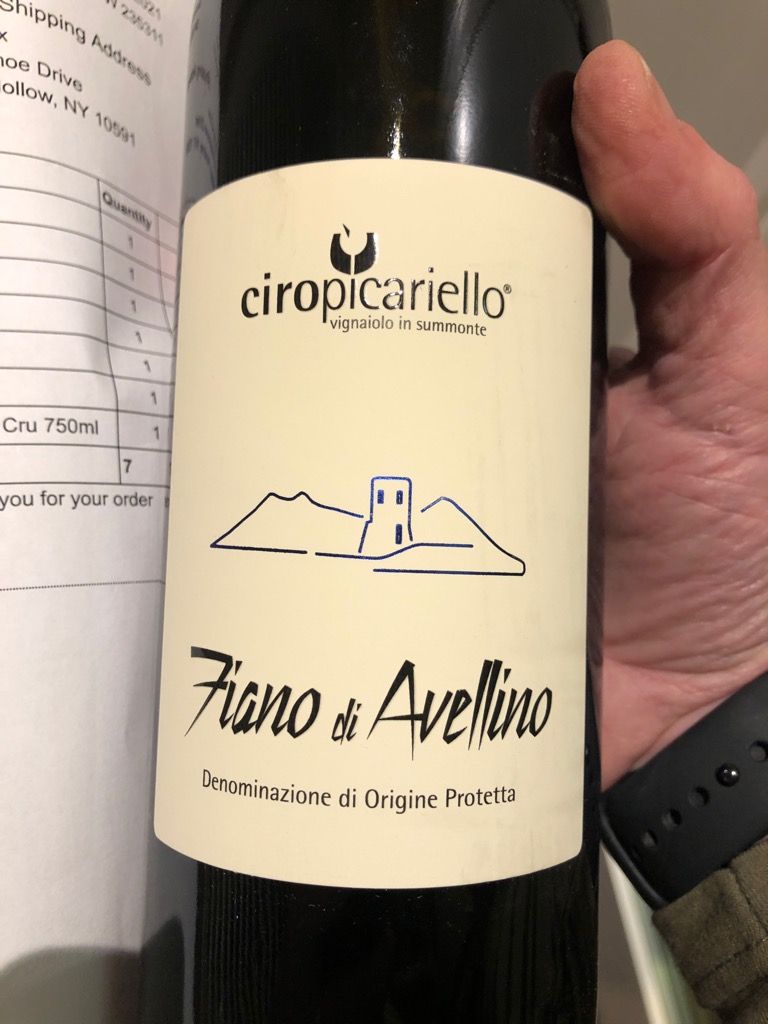 2020 Ciro Picariello Fiano di Avellino CellarTracker