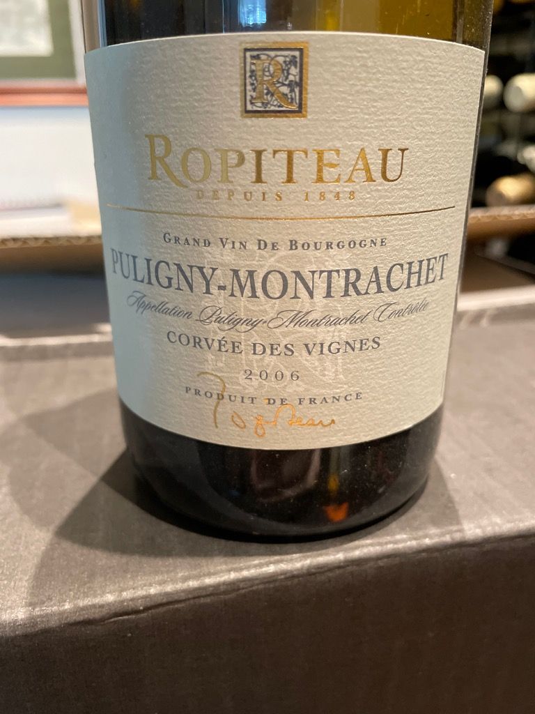 ワイン Puligny-Montrachet 2017 750ml 2017 Ropiteau Puligny-Montrachet - CellarTracker