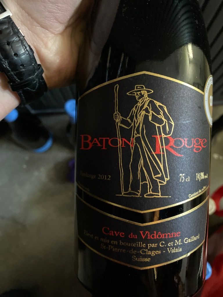 2012 Cave du Vidomne Bâton rouge, Switzerland, Valais CellarTracker