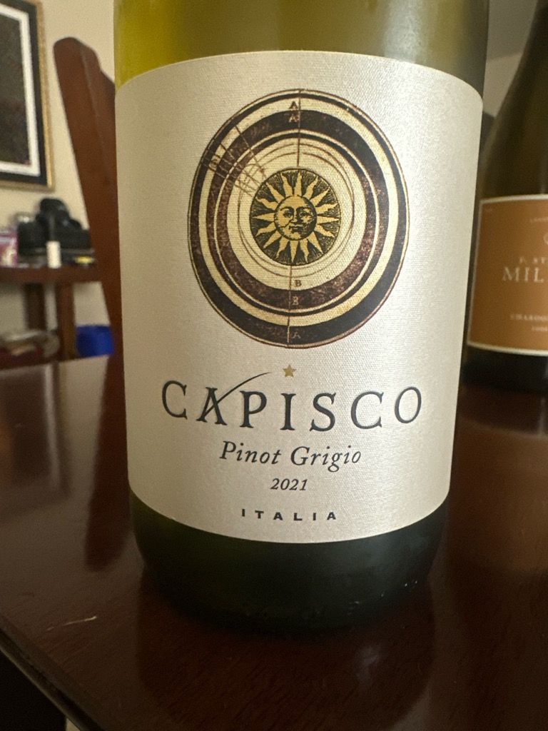 2021 Capisco Pinot Grigio, Italy, FriuliVenezia Giulia, Friuli