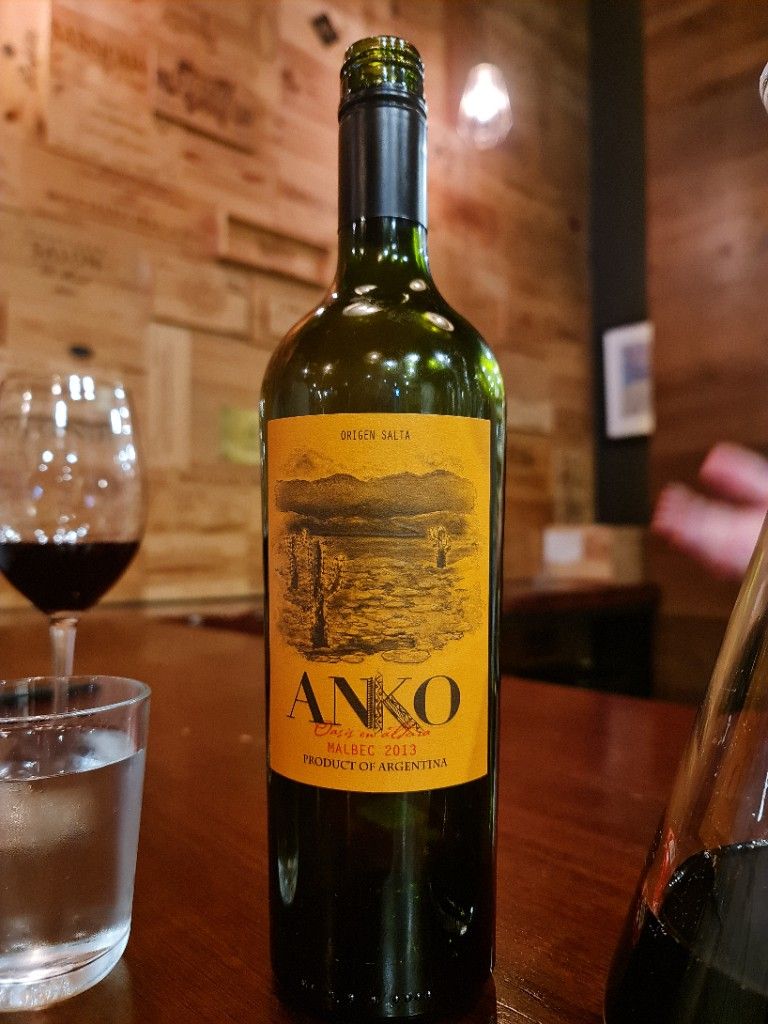 2013 Anko Malbec Salta, Argentina, Valles Calchaquíes, Salta