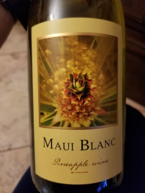 NV Maui Wine Pineapple Maui Blanc, USA, Hawaii, Maui - CellarTracker