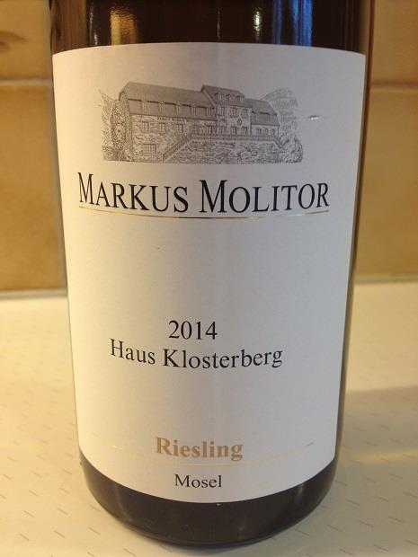 2014 Markus Molitor Haus Klosterberg Riesling Spatlese Golden