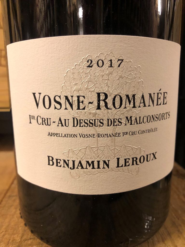 ヴォーヌ・ロマネ 1er Cru Les Malconsorts 2017 Albert Bichot Vosne Romanee Premier Cru Les Malconsorts Wine
