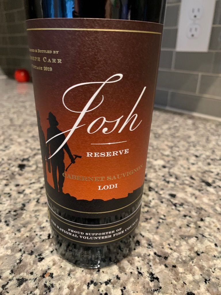 2019 josh cellars cabernet sauvignon reserve lodi usa california