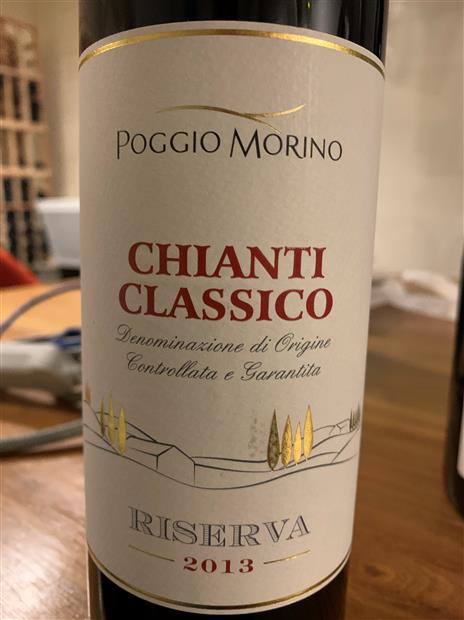 2013 Poggio Morino Chianti Classico Riserva, Italy, Tuscany, Chianti ...