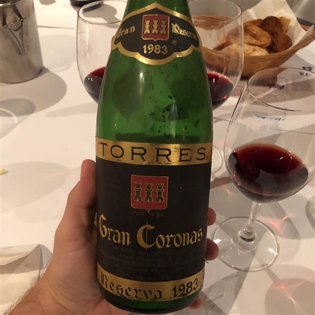 1976 Torres Cabernet Sauvignon Penedès Gran Coronas Reserva