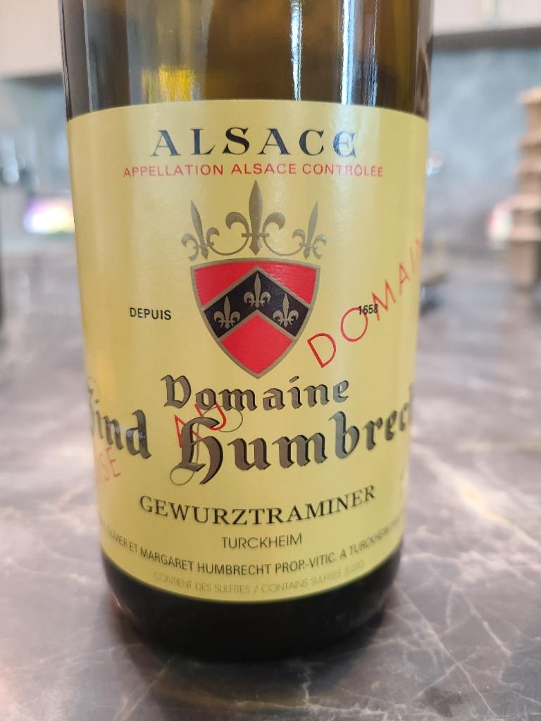 2020 Zind-Humbrecht Gewurztraminer Heimbourg Turckheim