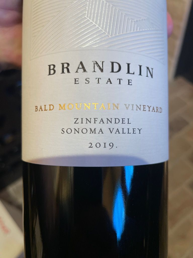 2019 Brandlin Zinfandel Bald Mountain Mt. Veeder, USA, California, Napa Valley, Mt. Veeder