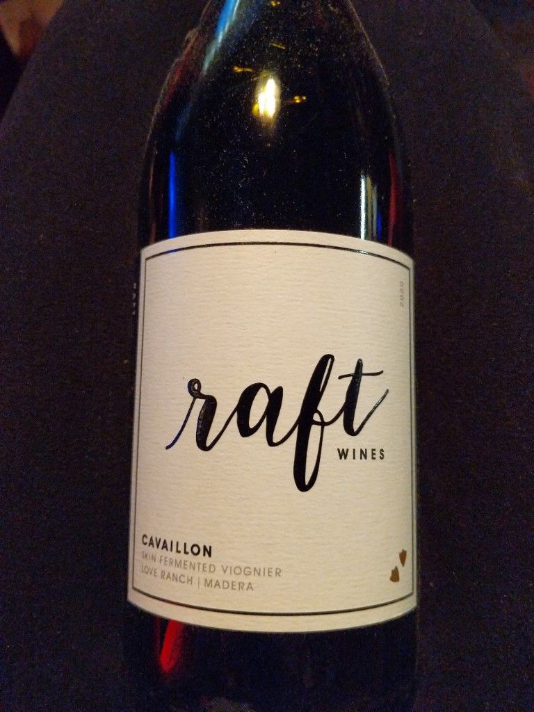 2021 Raft Wines Viognier Cavaillon, USA, California, Sierra Foothills ...