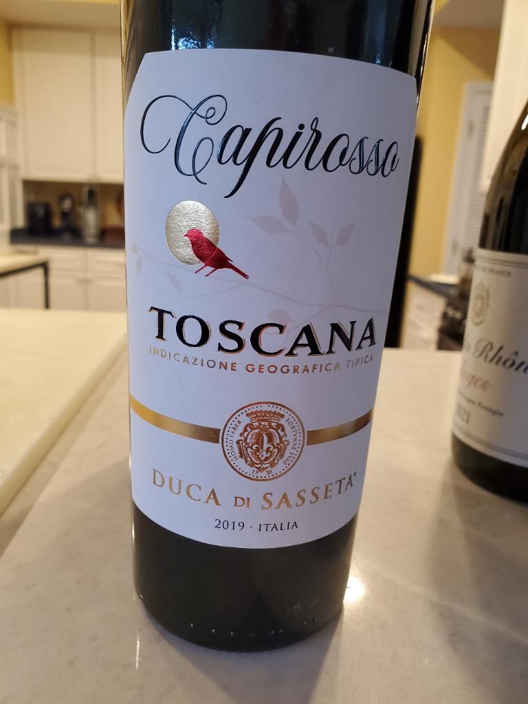 - 2019 Toscana CellarTracker di Duca Capirosso Sasseta IGT