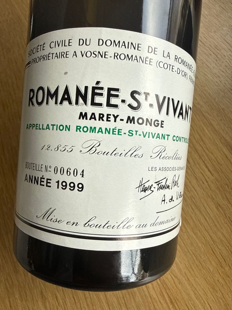 1999 Domaine de la Romanée-Conti Romanée St. Vivant - CellarTracker