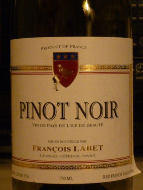 2019 Francois Labet Pinot Noir, Ile de Beaute, Corsica