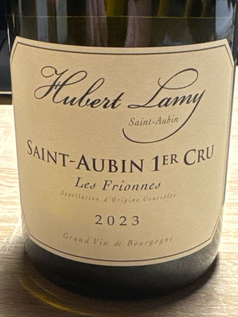 2018 Hubert Lamy Saint-Aubin 1er Cru Les Frionnes Blanc