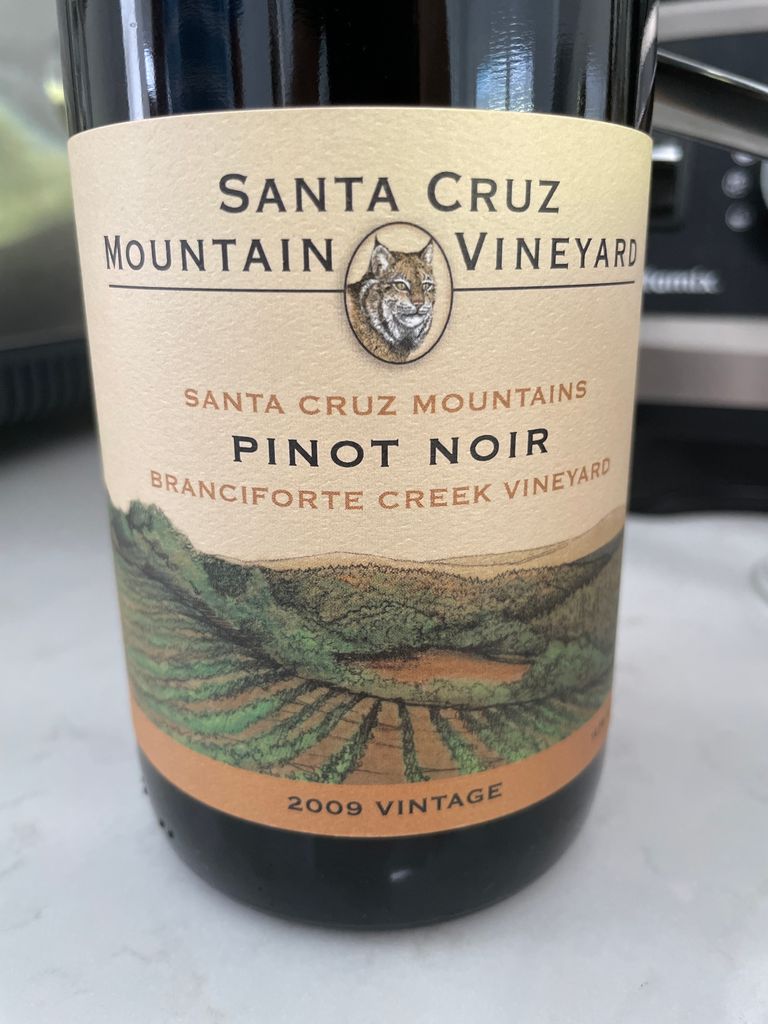 2009 Santa Cruz Mountain Vineyard Pinot Noir Branciforte Creek