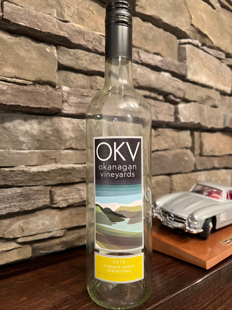 2019 OKV Okanagan Vineyards Chardonnay Vineyard Select Chardonnay BC
