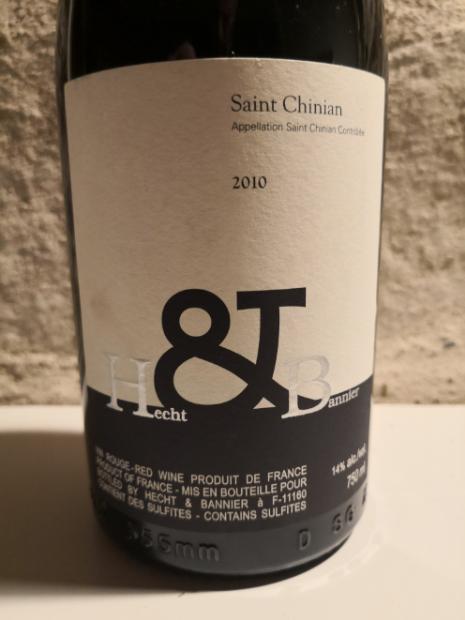 2010 Hecht & Bannier Saint-Chinian, France, Languedoc Roussillon ...