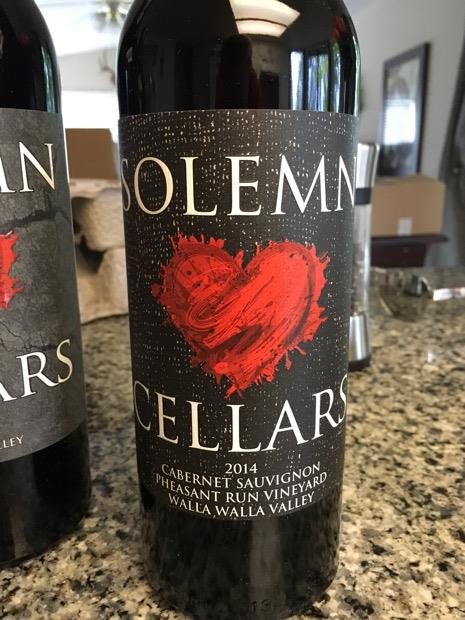 2015 Solemn Cellars Cabernet Sauvignon Block 3 Pheasant Run, USA ...