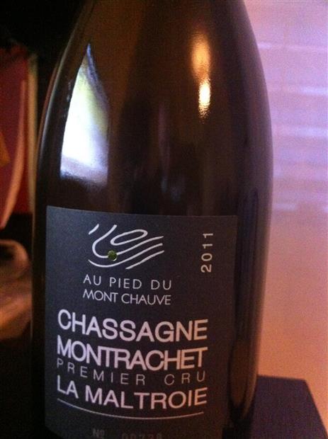 2007 Au Pied du Mont Chauve Chassagne-Montrachet 1er Cru La